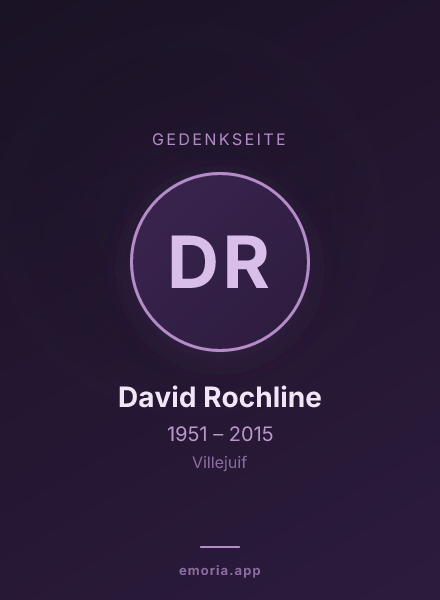 Gedenkportrait von David Rochline