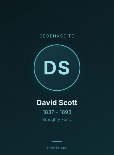 Gedenkportrait von David Scott
