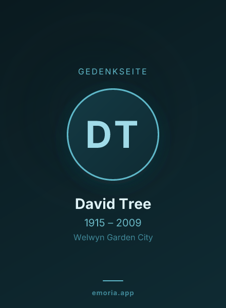 Gedenkportrait von David Tree