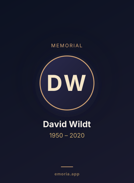 Memorial portrait of David Wildt