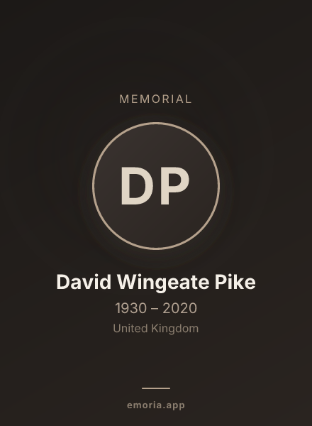 Memorial portrait of David Wingeate Pike