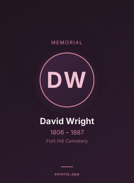 Memorial portrait of David Wright