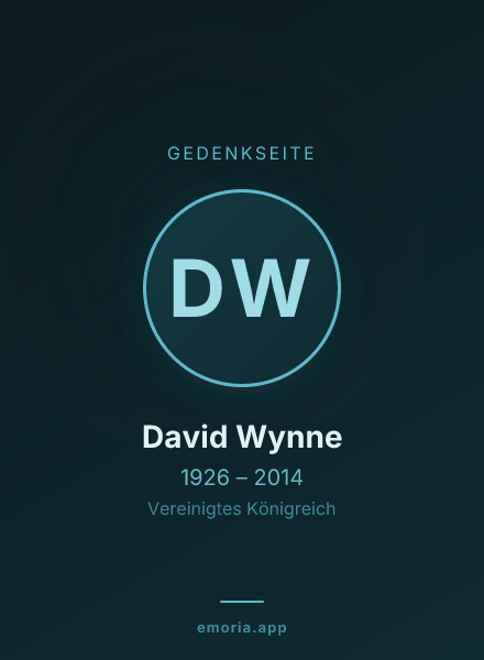 Gedenkportrait von David Wynne
