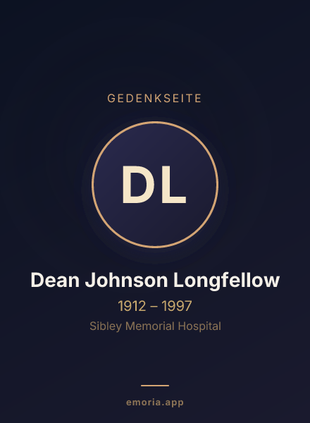Gedenkportrait von Dean Johnson Longfellow
