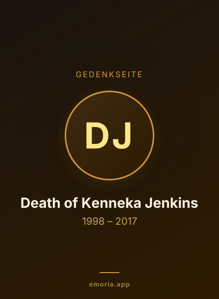 Gedenkportrait von Death of Kenneka Jenkins