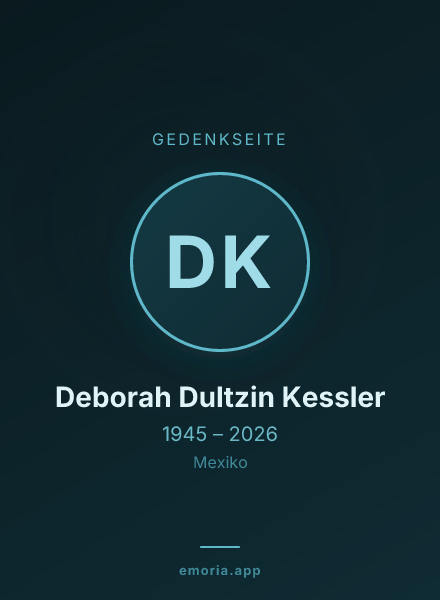 Gedenkportrait von Deborah Dultzin Kessler