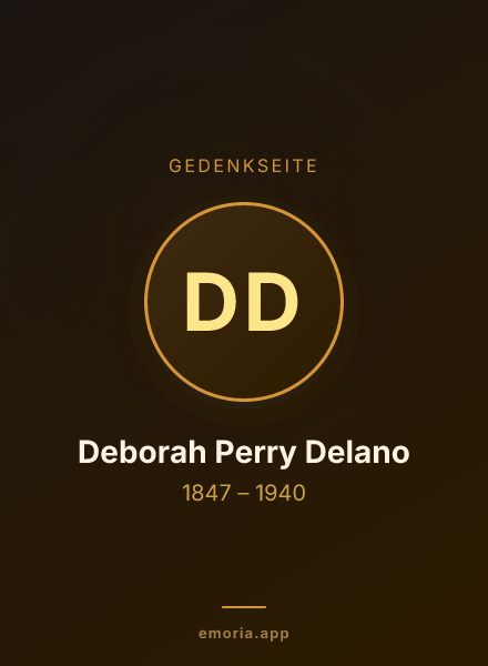 Gedenkportrait von Deborah Perry Delano