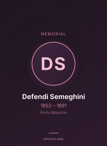 Memorial portrait of Defendi Semeghini
