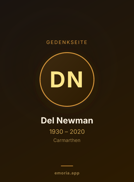 Gedenkportrait von Del Newman