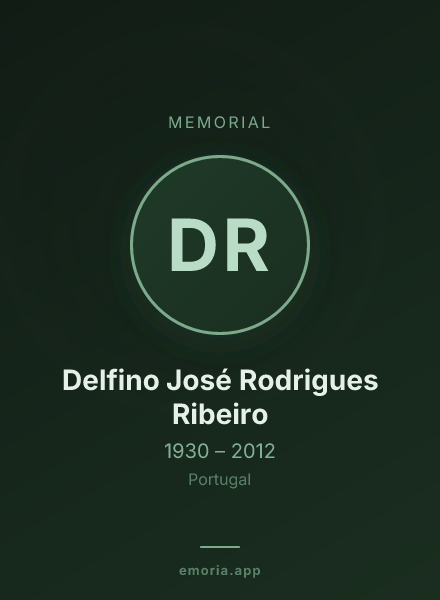 Memorial portrait of Delfino José Rodrigues Ribeiro