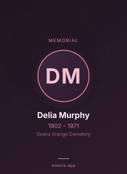 Memorial portrait of Delia Murphy