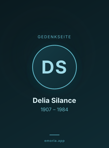 Gedenkportrait von Delia Silance