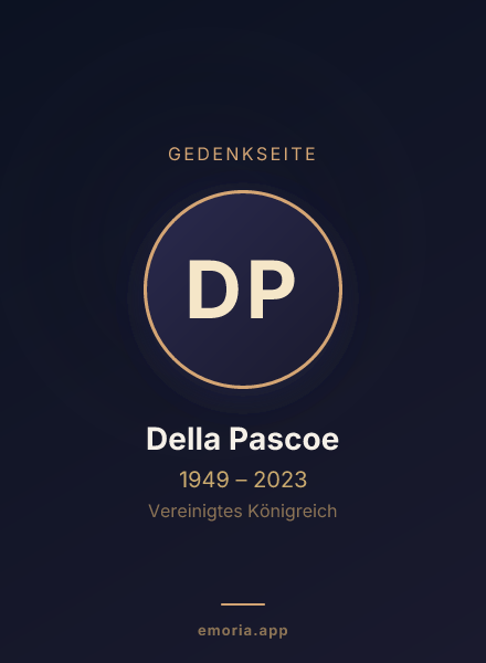 Gedenkportrait von Della Pascoe