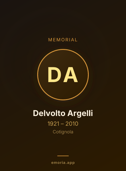 Memorial portrait of Delvolto Argelli
