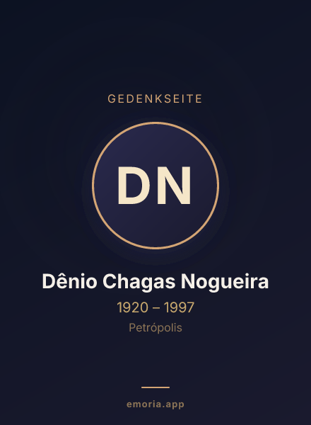 Gedenkportrait von Dênio Chagas Nogueira