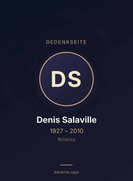 Gedenkportrait von Denis Salaville