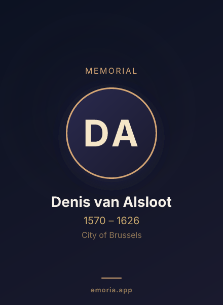 Memorial portrait of Denis van Alsloot