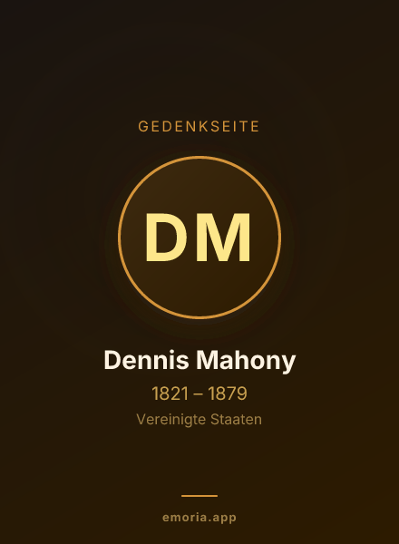 Gedenkportrait von Dennis Mahony