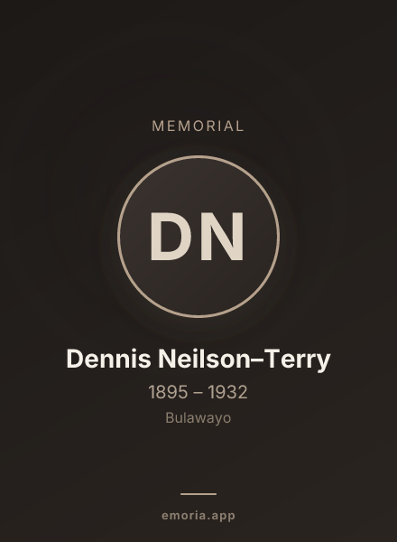 Memorial portrait of Dennis Neilson–Terry