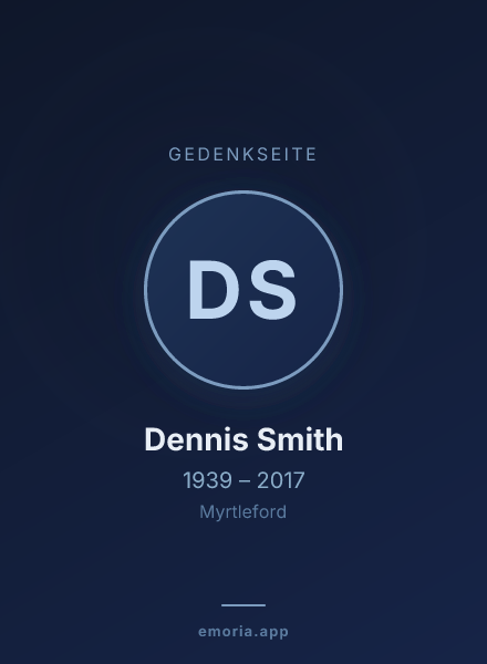 Gedenkportrait von Dennis Smith