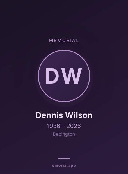 Memorial portrait of Dennis Wilson