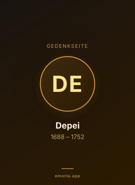 Gedenkportrait von Depei