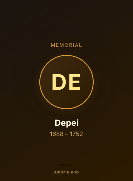 Memorial portrait of Depei
