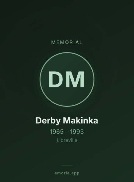 Memorial portrait of Derby Makinka