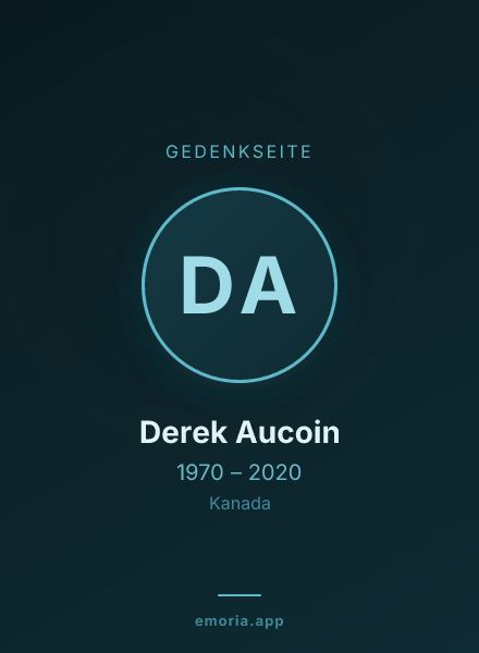 Gedenkportrait von Derek Aucoin