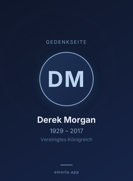 Gedenkportrait von Derek Morgan