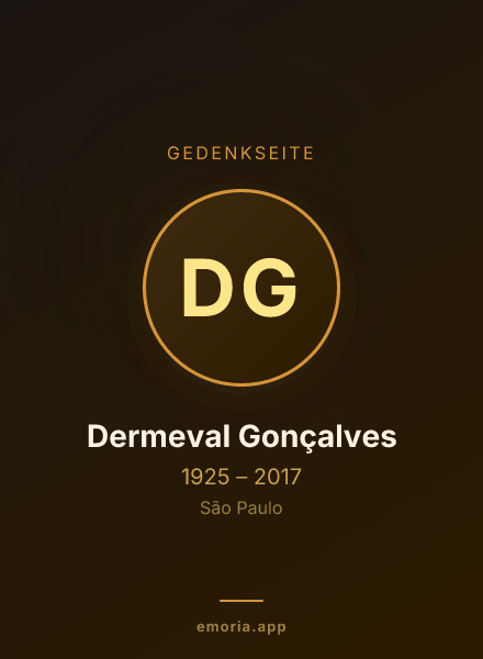 Gedenkportrait von Dermeval Gonçalves