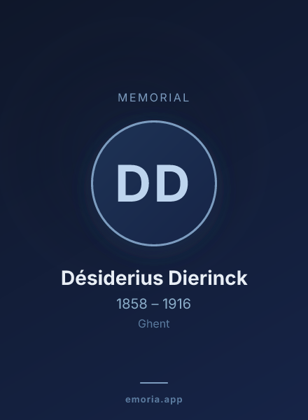 Memorial portrait of Désiderius Dierinck