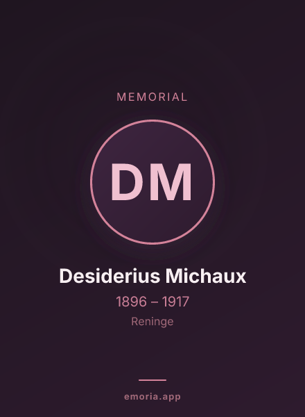 Memorial portrait of Desiderius Michaux