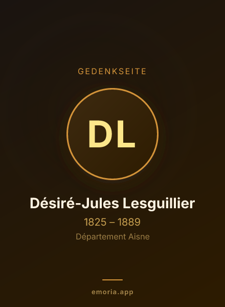Gedenkportrait von Désiré-Jules Lesguillier