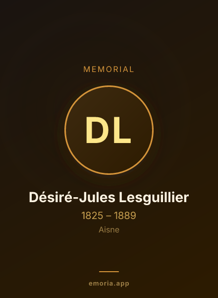 Memorial portrait of Désiré-Jules Lesguillier