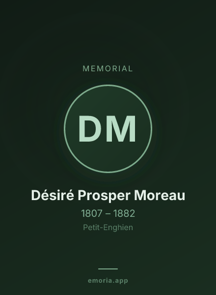 Memorial portrait of Désiré Prosper Moreau