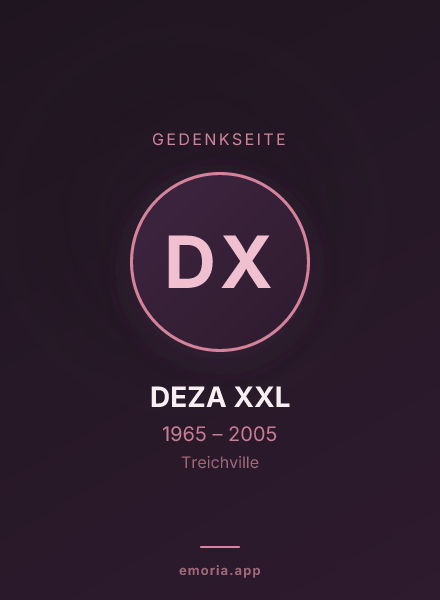 Gedenkportrait von DEZA XXL