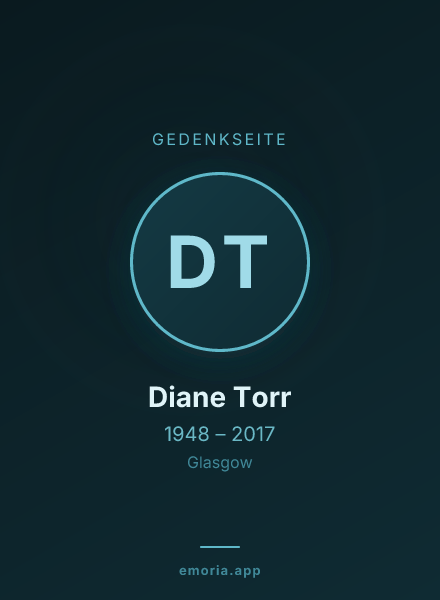 Gedenkportrait von Diane Torr