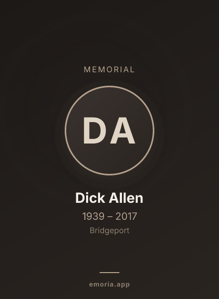 Memorial portrait of Dick Allen