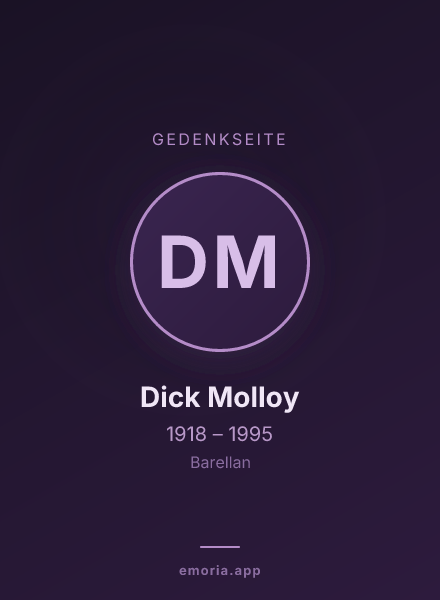 Gedenkportrait von Dick Molloy