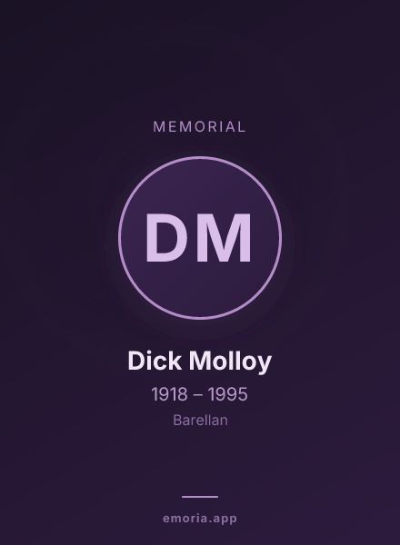 Memorial portrait of Dick Molloy