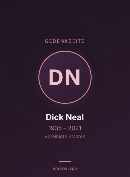 Gedenkportrait von Dick Neal