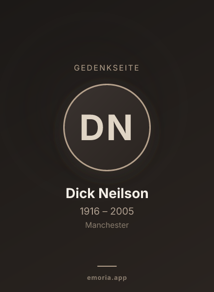 Gedenkportrait von Dick Neilson