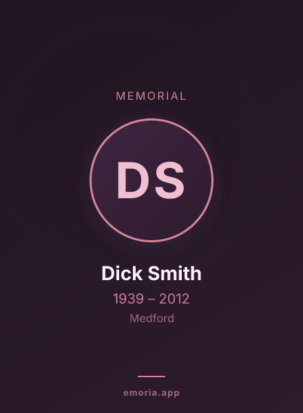 Memorial portrait of Dick Smith