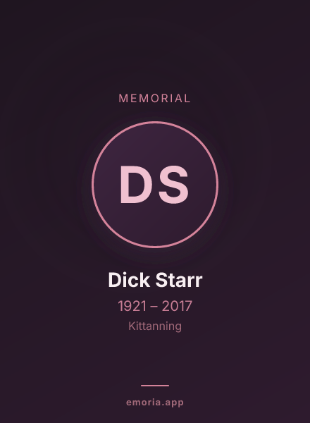 Memorial portrait of Dick Starr