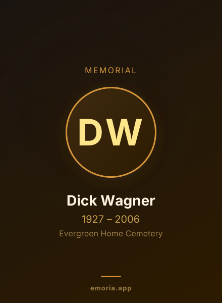 Memorial portrait of Dick Wagner