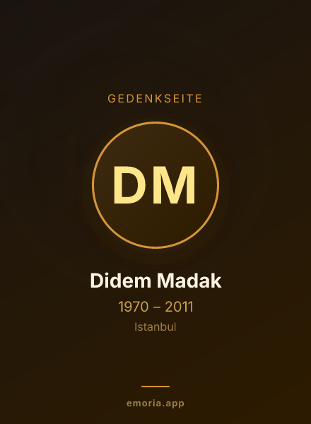 Gedenkportrait von Didem Madak