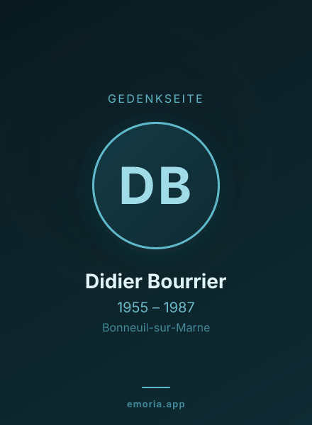 Gedenkportrait von Didier Bourrier