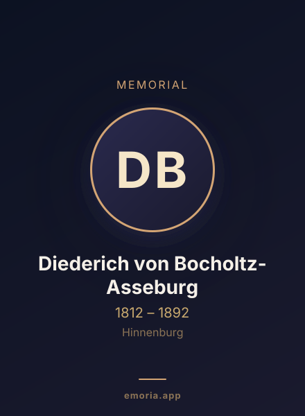 Memorial portrait of Diederich von Bocholtz-Asseburg