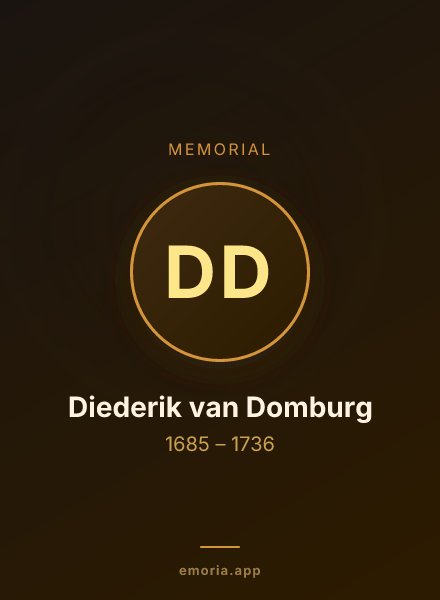 Memorial portrait of Diederik van Domburg